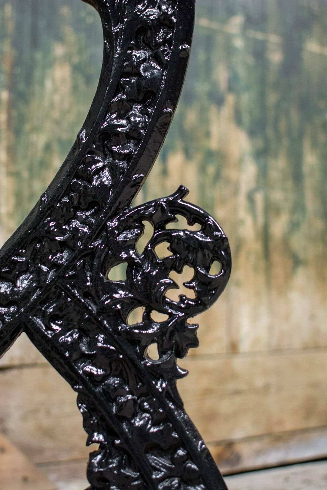 A.W.N. Pugin, A Pair Of Early Gothic Revival Cast Iron Garden Bench Ends. photo Furniture