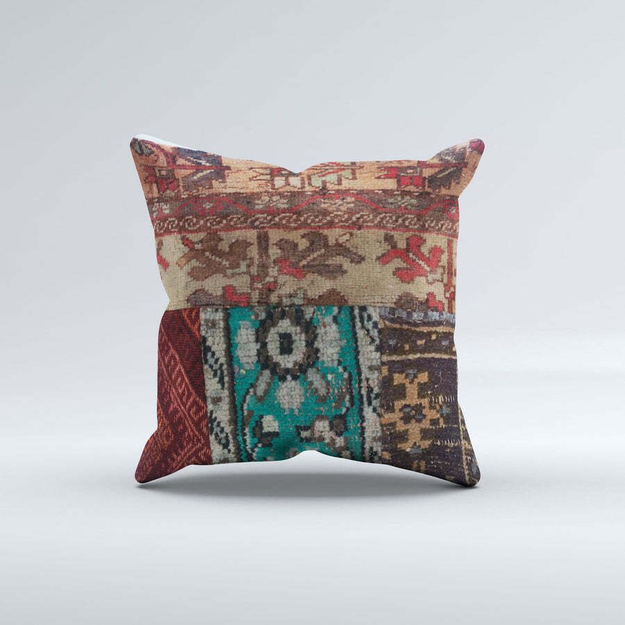 Carpet Cushion Cover, Pillow Case 50x50cm Turkish Kilim, Handmade 50537
