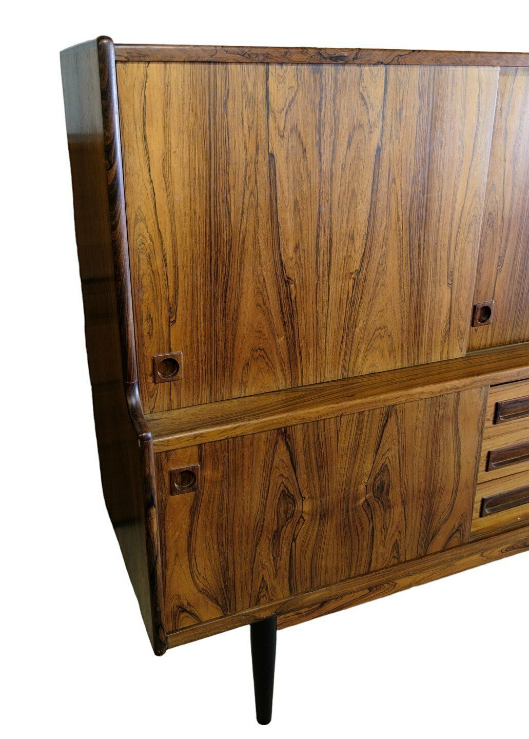 High Sideboard By Johannes Andersen For Skaaning Furniture Factory From 1960s photo for sale