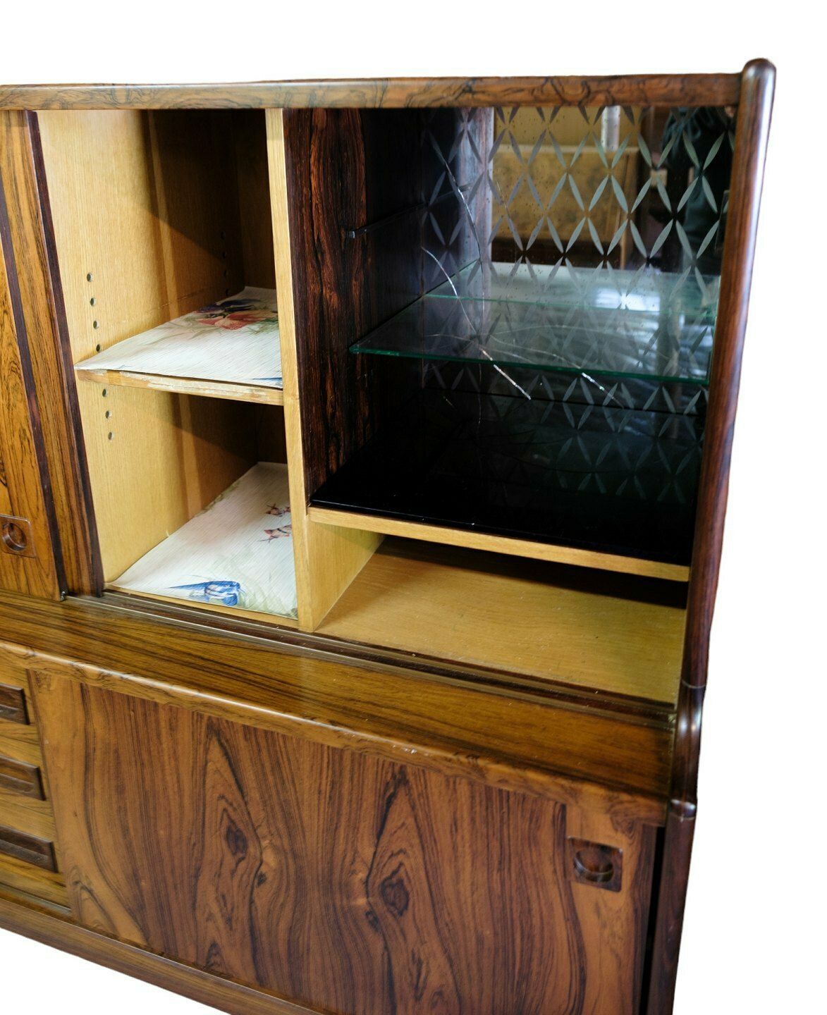 High Sideboard By Johannes Andersen For Skaaning Furniture Factory From 1960s photo Furniture