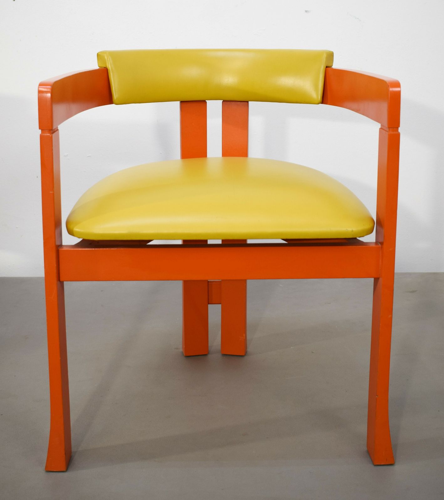 Set Of 4 Italian Chairs, Pi  Greco Style, 1960s photo for sale