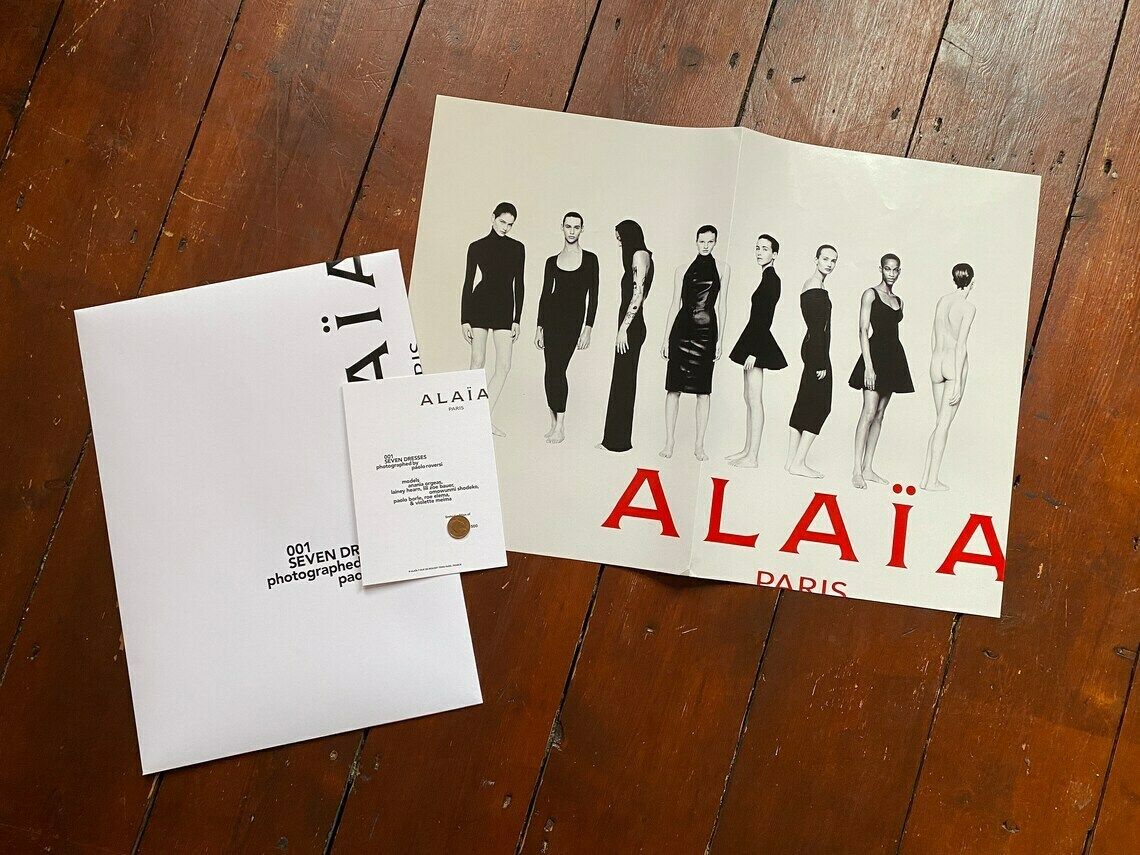 Original Paolo Roversi Print   Alaia   Ltd Edition And Numbered   Fashion Photography Nude photo furniture
