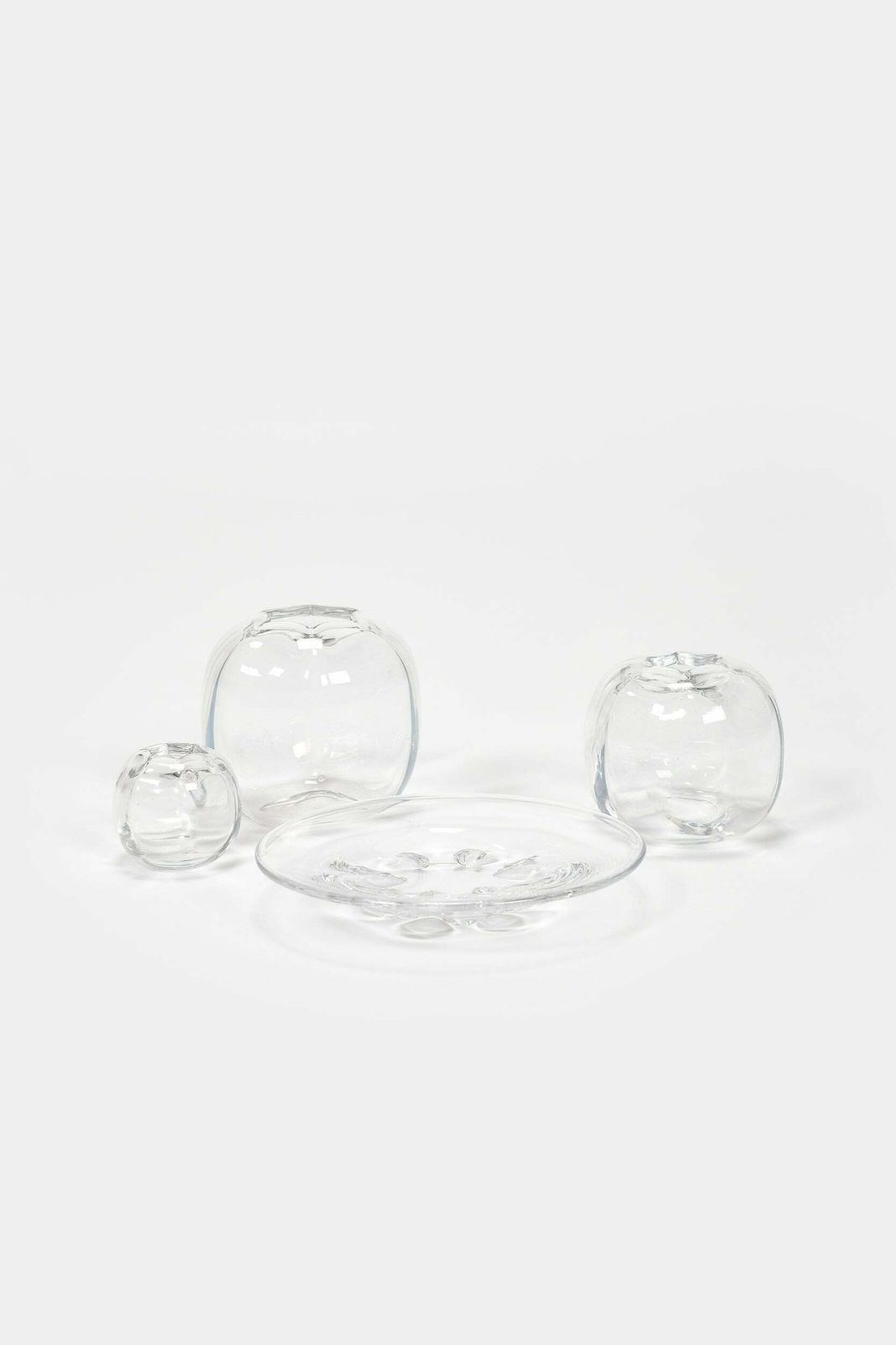 Nils Landgren, Set Of Vases, Orrefors, Sweden, 60s