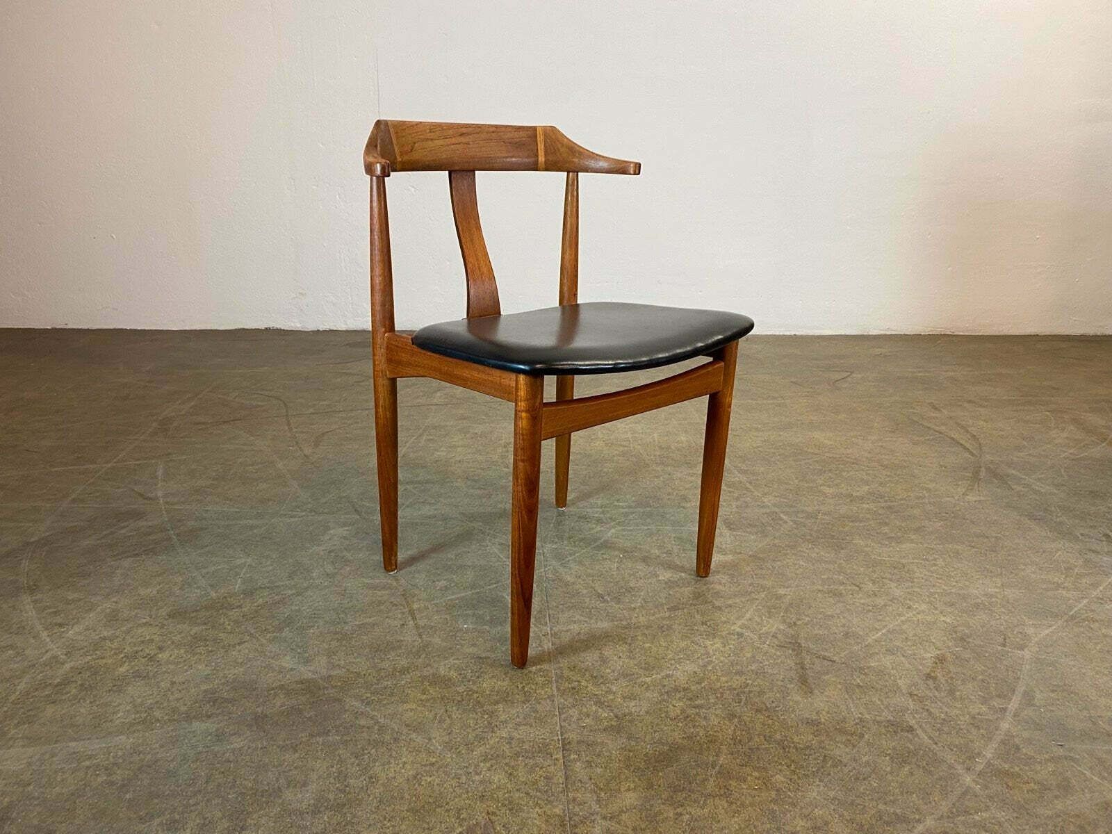 Set Of 2 Danish Dining Chairs Teak Mid Century Vintage 60s Chair photo furniture
