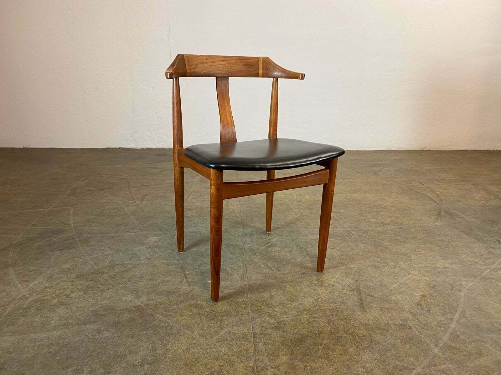 Set Of 2 Danish Dining Chairs Teak Mid Century Vintage 60s Chair photo Furniture