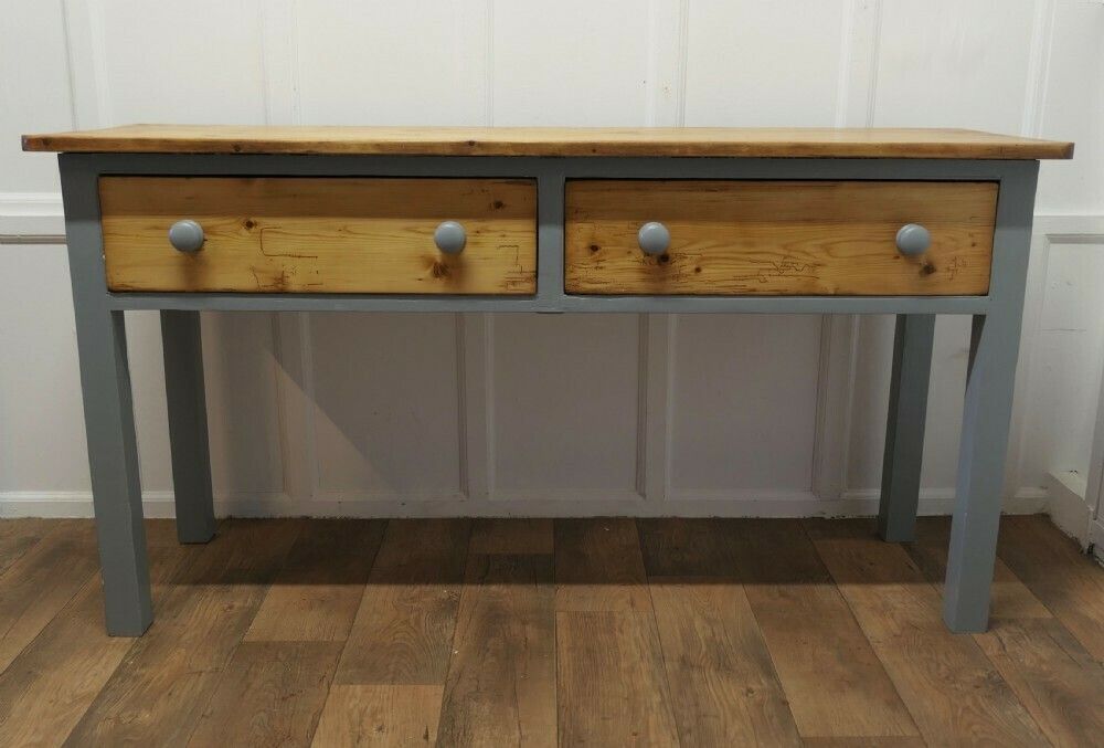 A Victorian Pine Kitchen Dresser