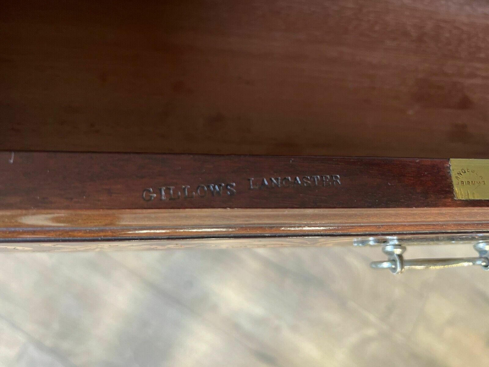 Late Victorian Inlaid Mahogany Gillows Of Lancaster Desk photo Furniture