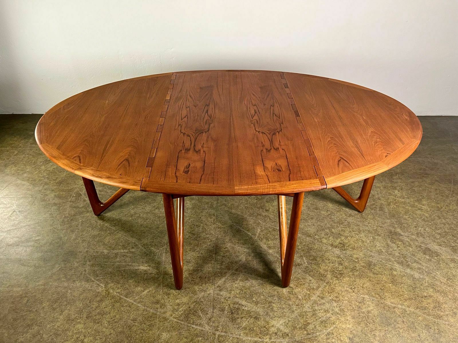 Furniture Dining Table Kurt østervig Gateleg Teak Mid Century photo