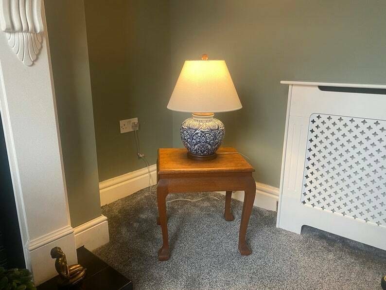 Vintage Solid Wood Teak Mid Century Side Table / Coffee Table / Plant Stand / Pot Stand / Lamp Table