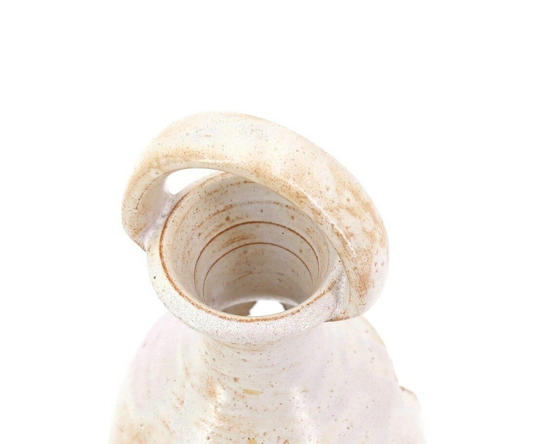 French White Ceramic Candle Holder Lantern, 1960s / Tealight Candleholder Minimalist Farmhouse Boho Chic Bohemian photo Home Decor