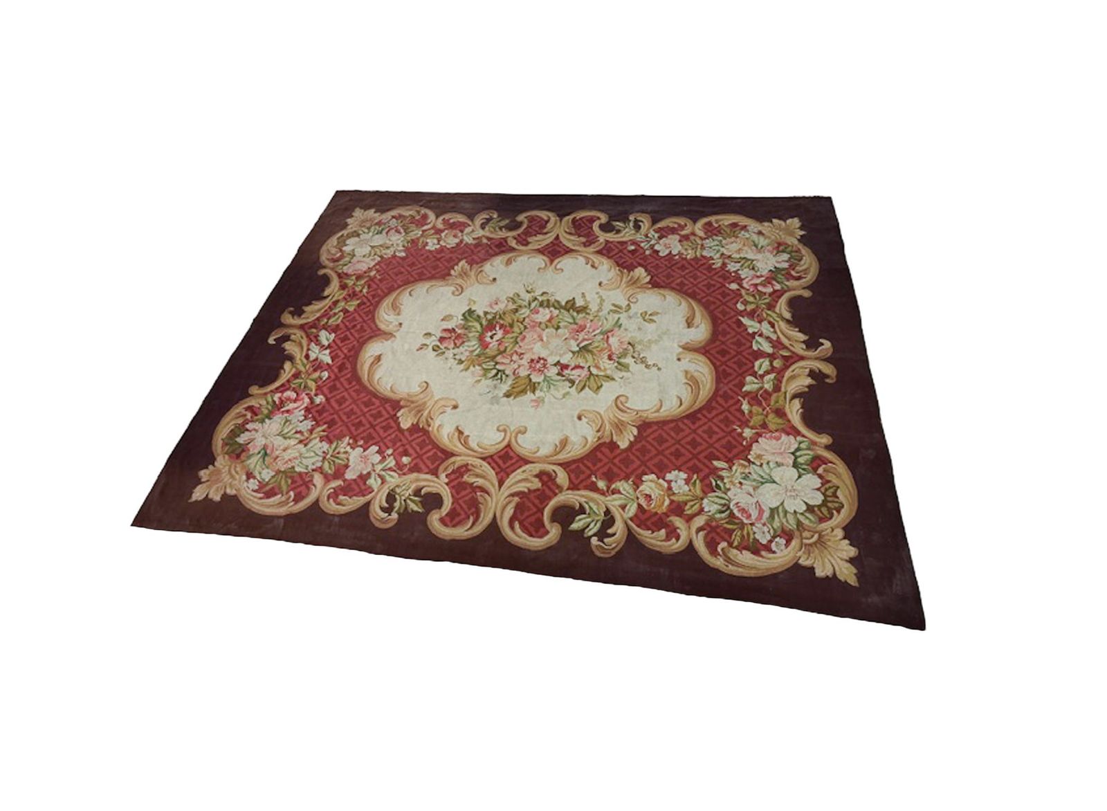 Aubusson Rug, Second Half Of The 19th Century, France