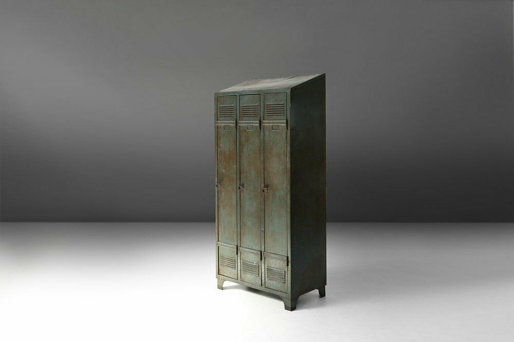 Antique Industrial Storage Locker, 1910 photo furniture