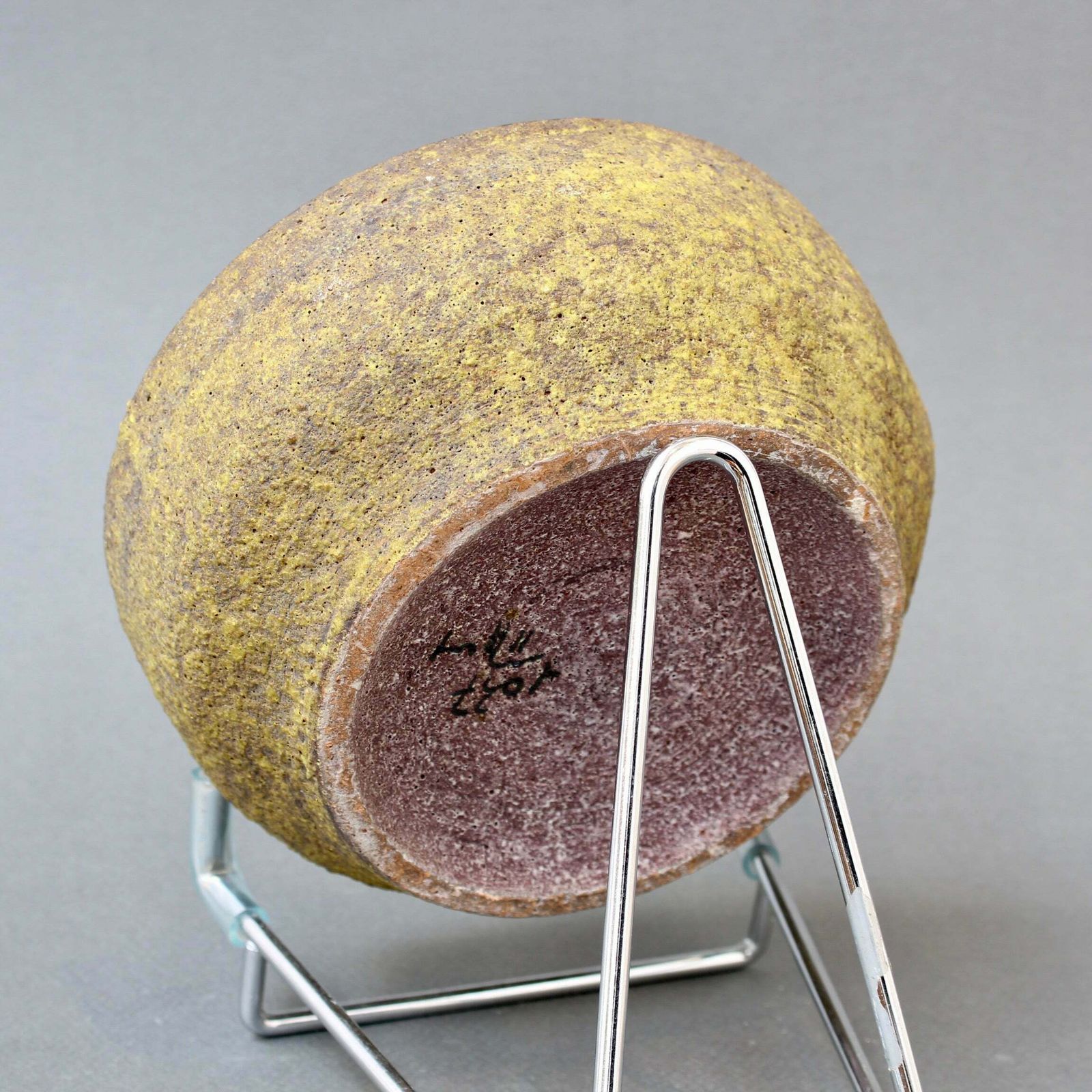 Vintage Italian Earthenware Sugar Bowl With Lid By Aldo Londi For Bitossi (Circa 1950s) photo 800.0