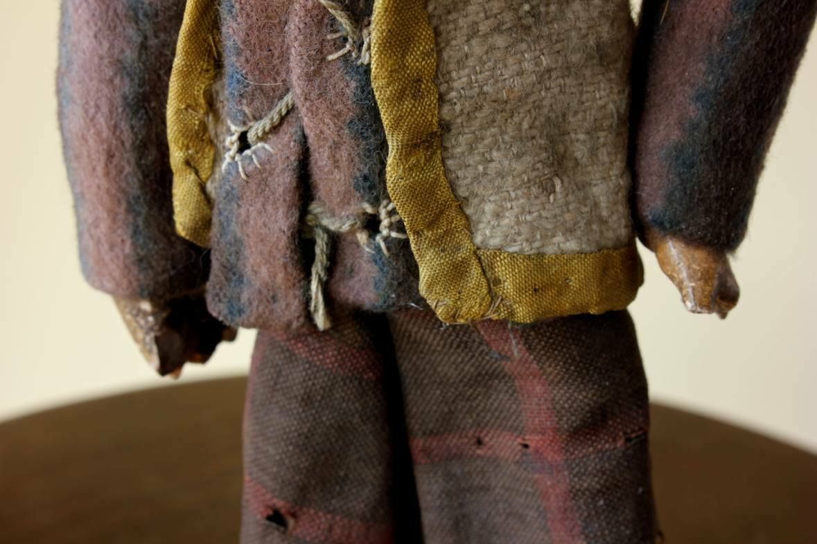 photo for sale Antique Neapolitan Nativity Clay Shepherd Crib Figure. 19th Century.