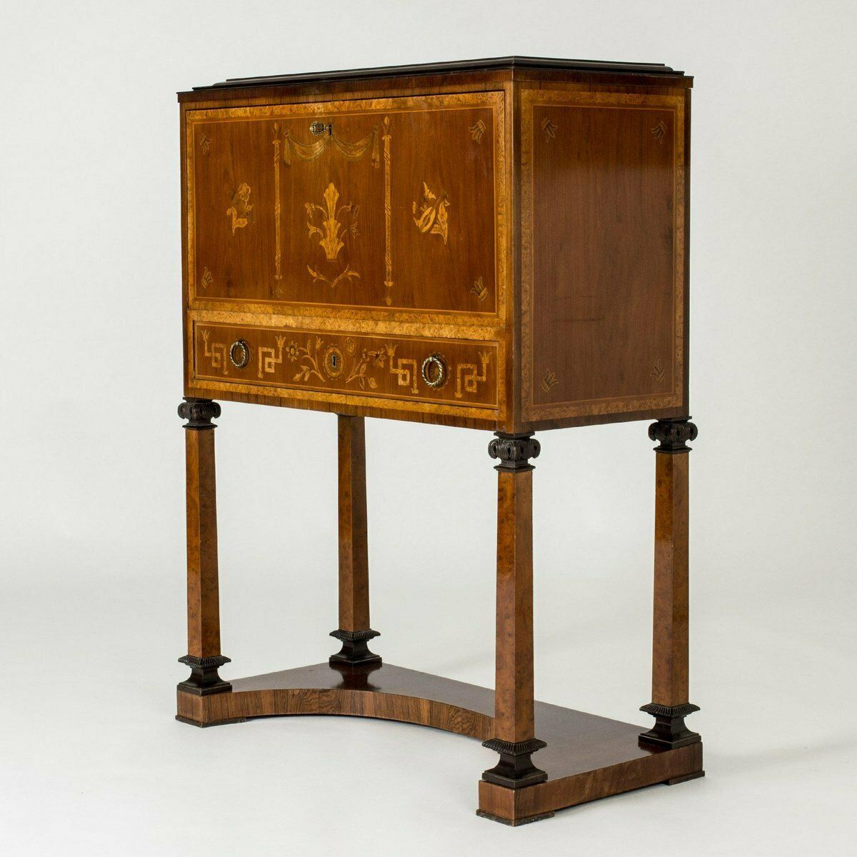 Swedish Grace Fall Front Desk By Axel Einar Hjorth, 1925 photo furniture
