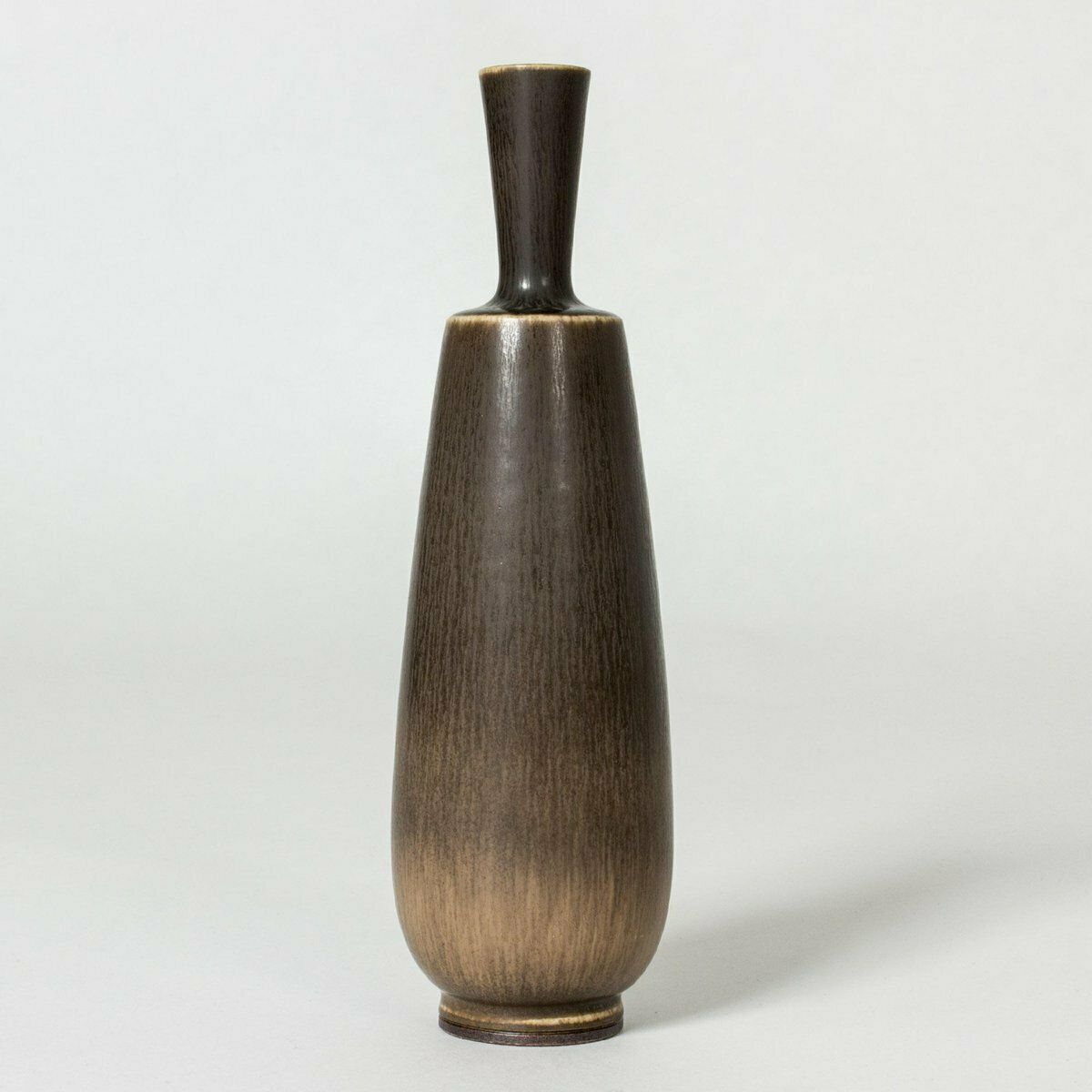 Brown Stoneware Vase By Berndt Friberg From Gustavsberg, 1950s photo furniture