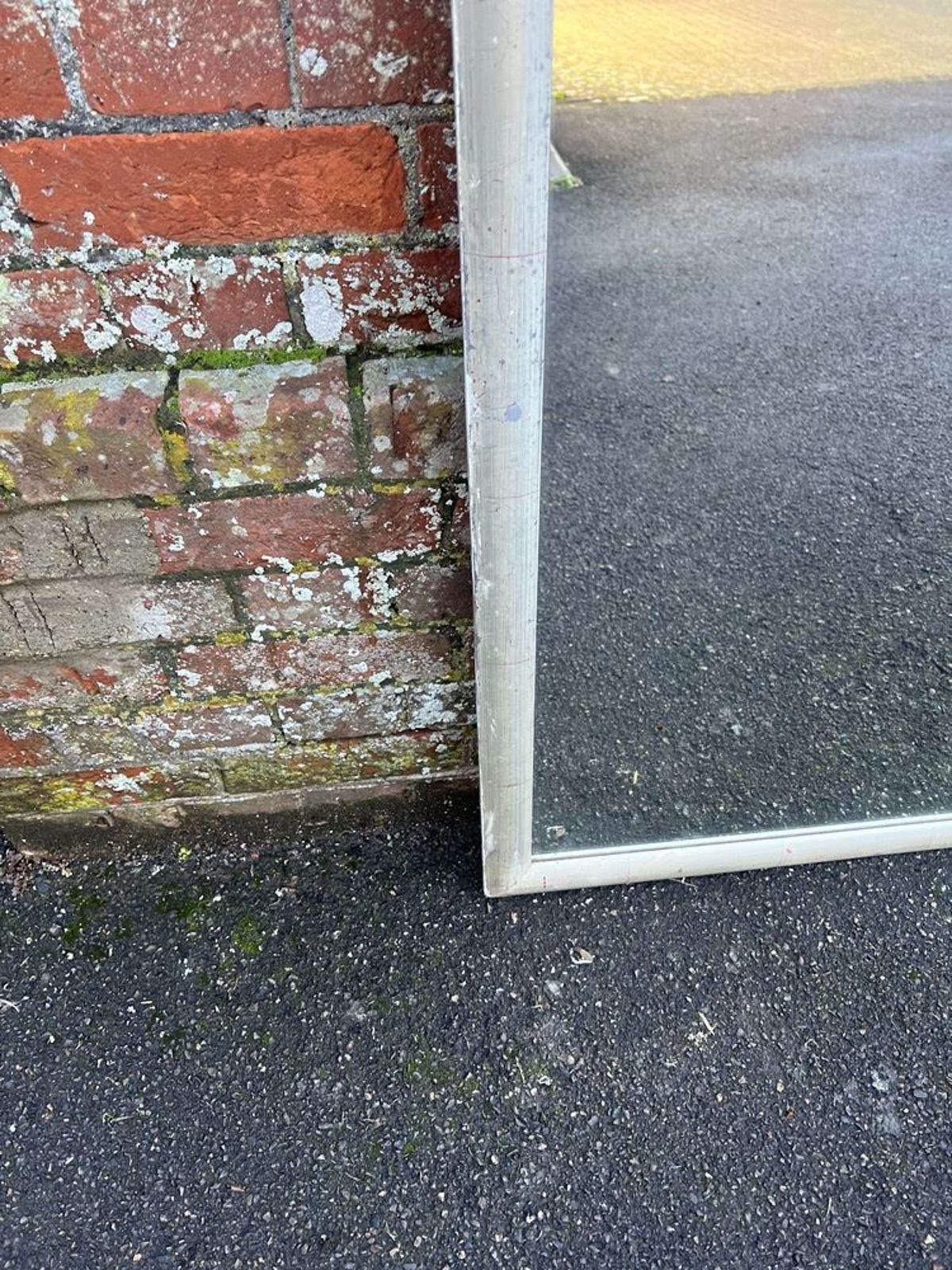 A Wonderful Large Late 20th Century Silvered Bistro Mirror. photo for sale