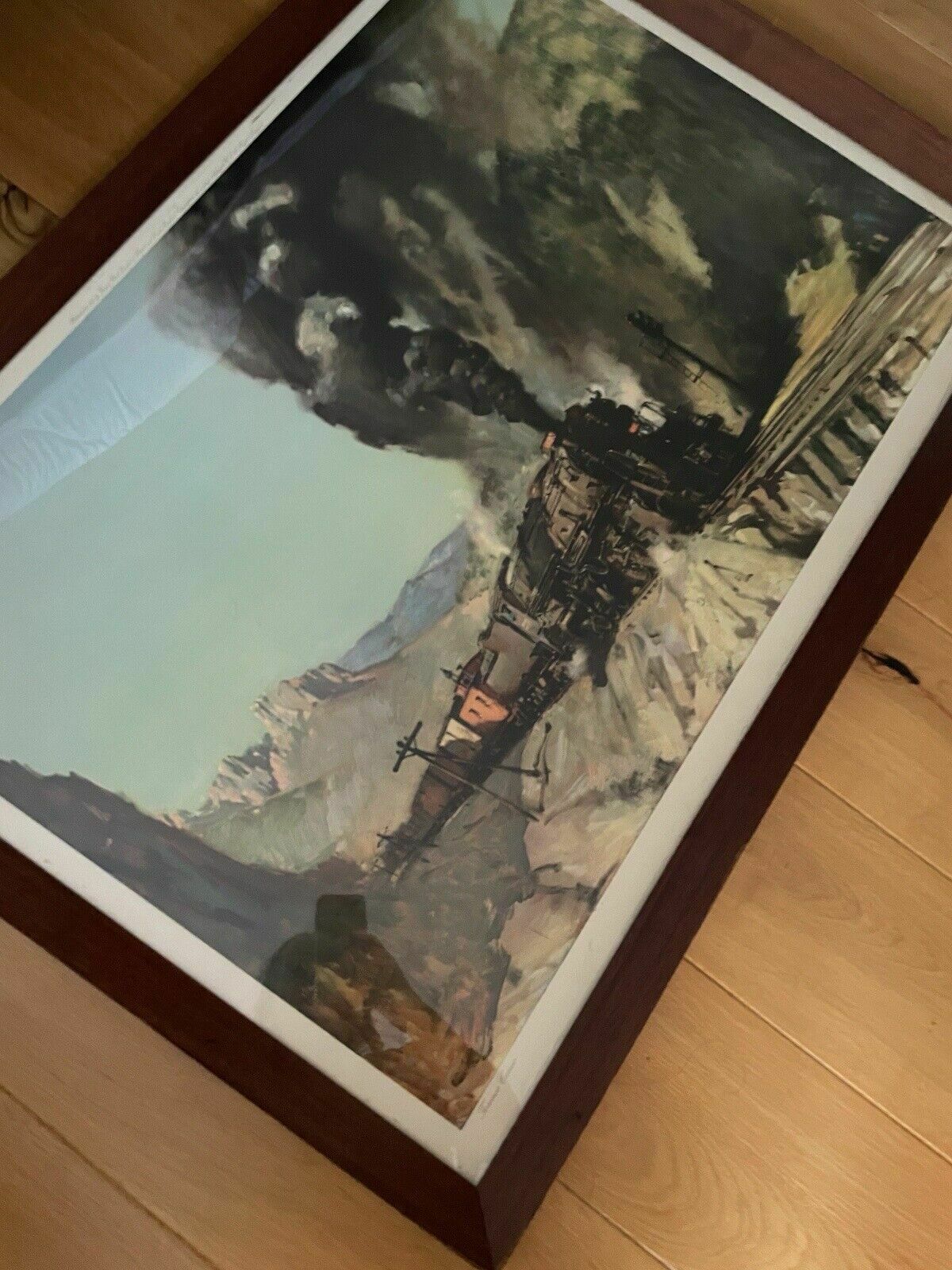 Vintage Framed Print Of “The Gradient” By Terence Cuneo 1967 Frost & Reed photo furniture