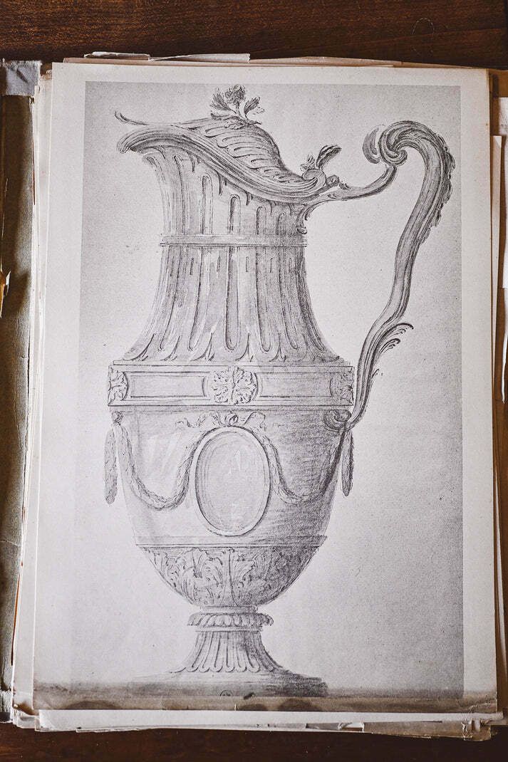 Recueil De Dessins D'orfevrerie Louis XV Et Louis XVI photo buy