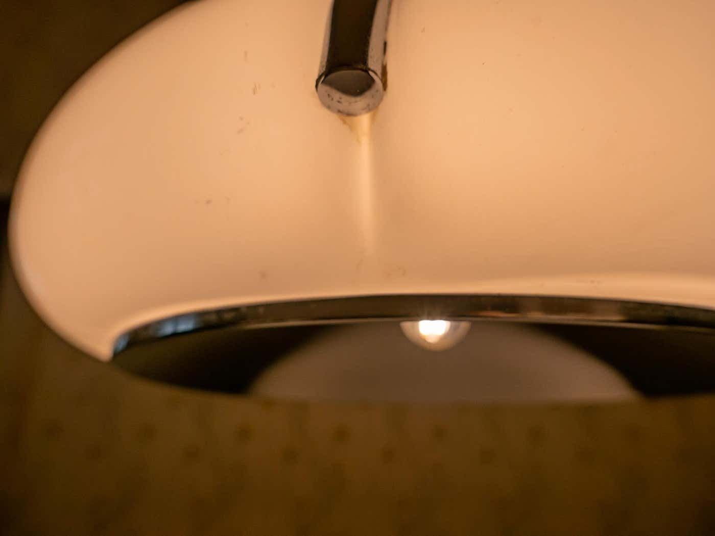 photo buy Mid Century Modern White Pendant Quadrifoglio By Gae Aulenti, Italy, 1970s