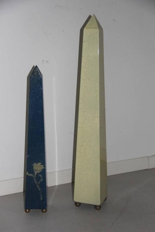 Obelisks Fornasetti Wooden Materials Imitation Lapis photo 1636.0