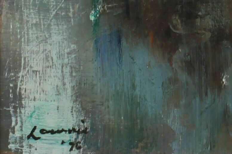 Oil On Board By Hamish Lawrie. River Scene photo for sale