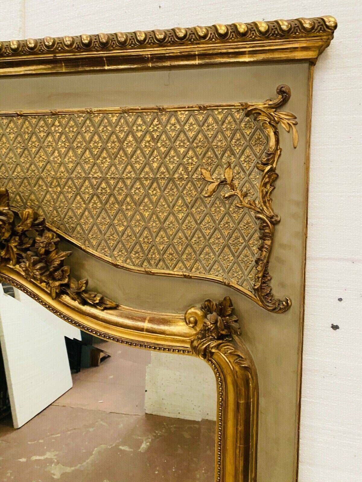 Louis XV Style Mirror In Wood And Gilded Stucco 20th Century photo furniture