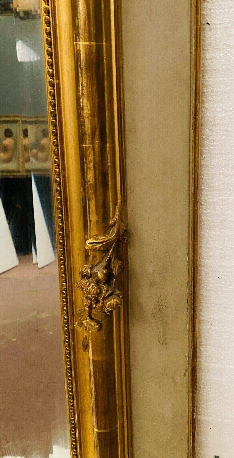 Louis XV Style Mirror In Wood And Gilded Stucco 20th Century photo vinterior