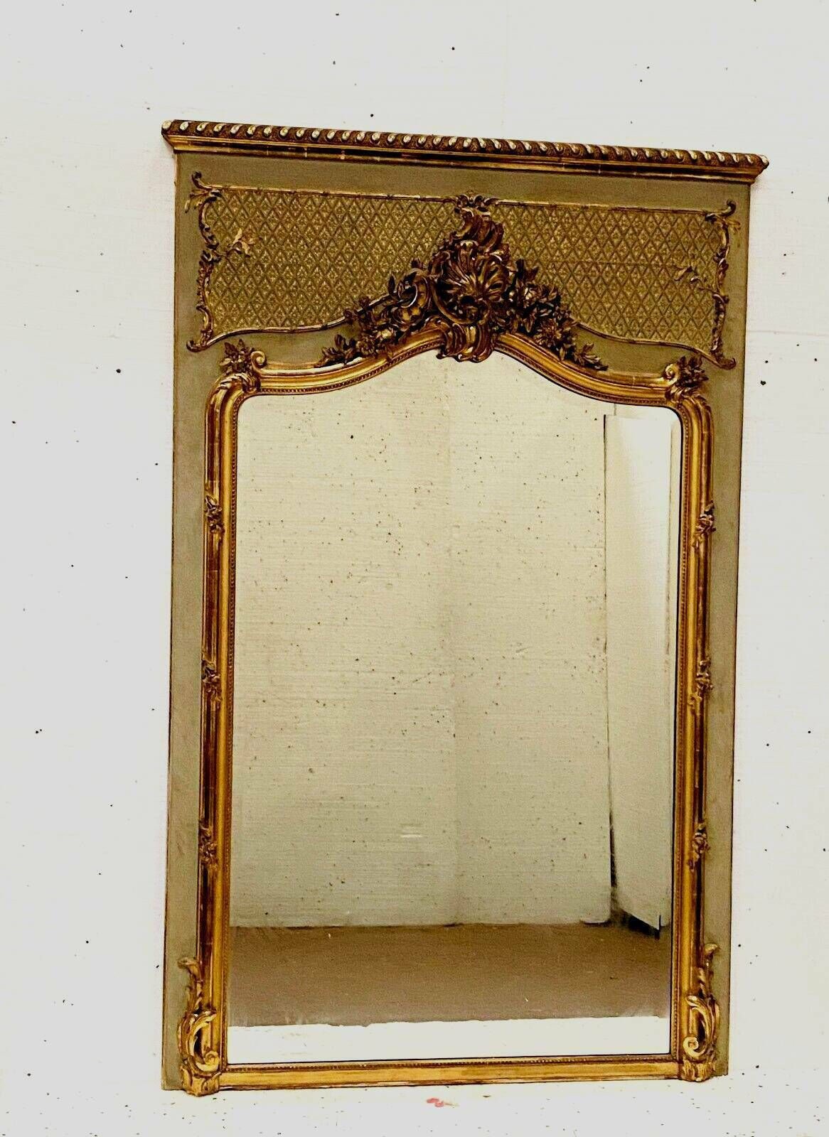 Louis XV Style Mirror In Wood And Gilded Stucco 20th Century photo buy