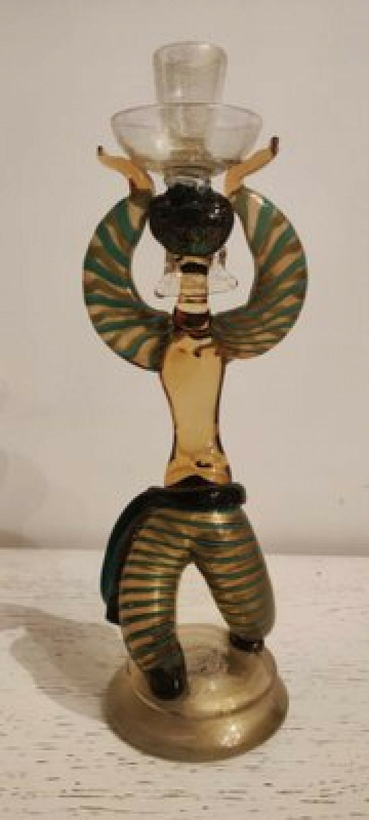 Odalisque Candleholder In Murano Glass, 1950s photo furniture