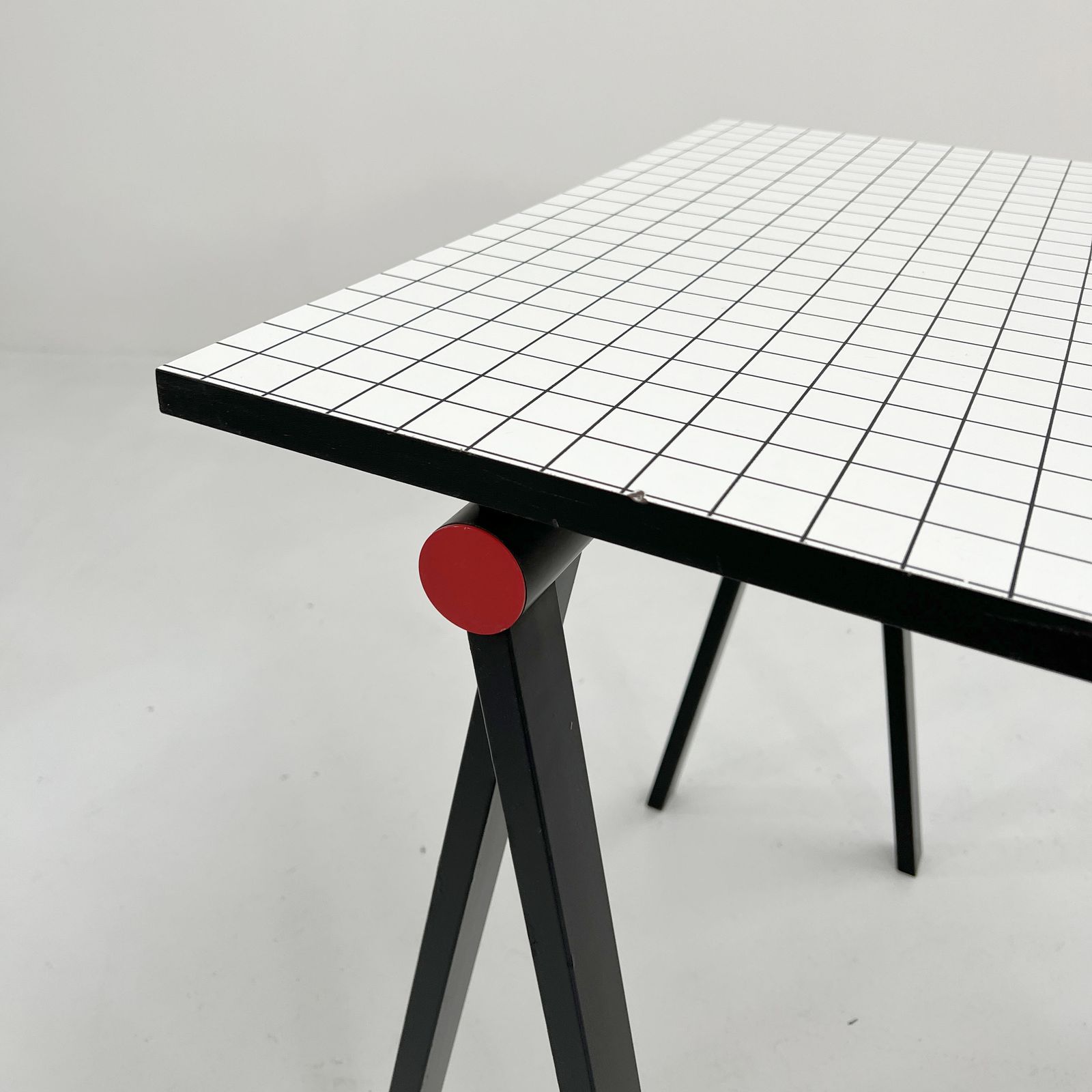 Trestle Desk By Rodney Kinsman For Bieffeplast, 1980s photo for sale