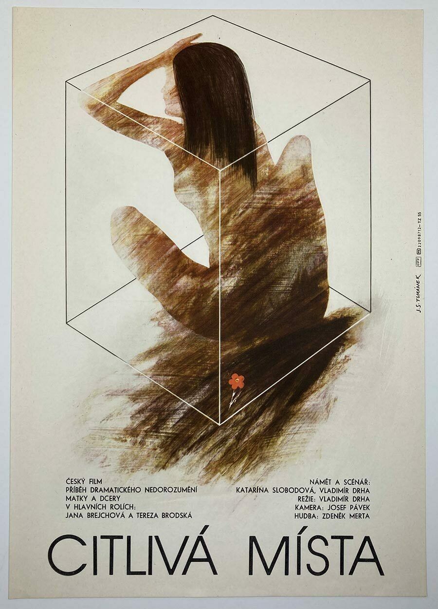 Movie Poster, Tender Spots, Jan Tománek, 1987