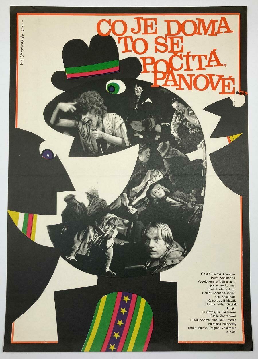 Movie Poster, What I Have I Hold, Gentlemen!, Jaroslav Fišer, 1980