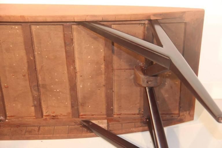 photo furniture Coffee Table Luigi Scremin Minimalist Forms, 1940s Wood Precious Italian Design