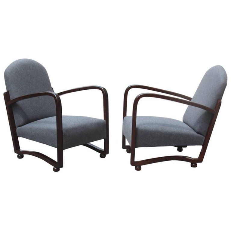 Elegant Italian Armchairs Of The 1940s, About Class And Refinement