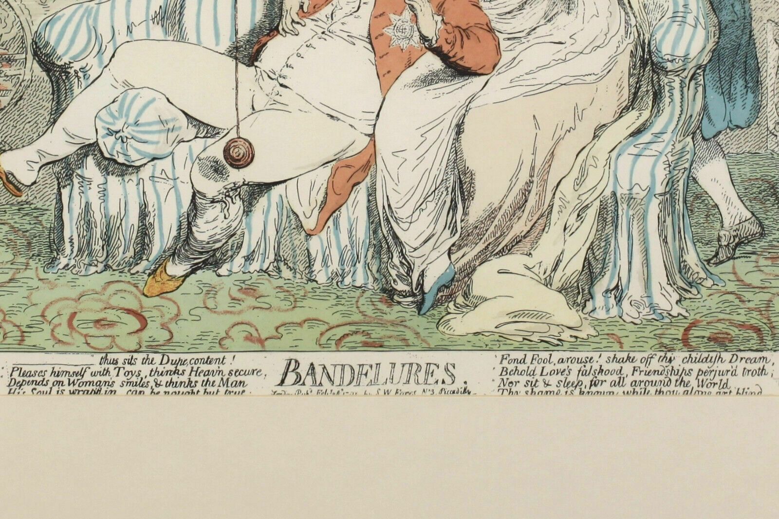 Limited Edition Copy Of James Gillray's "Bandelures" photo Art