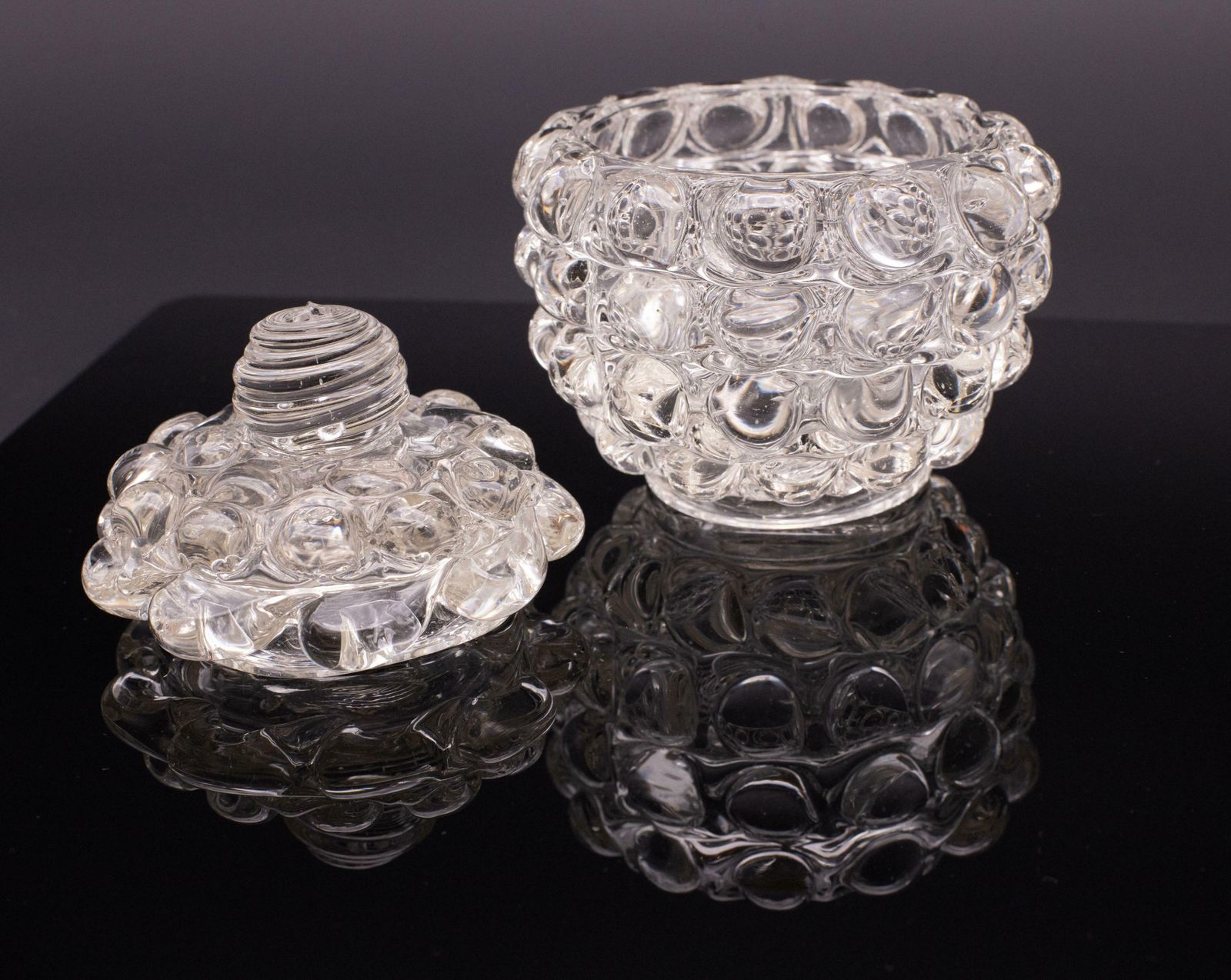 photo for sale Set Of 3 Series Lenti Vase Barovier & Toso Italy, Murano Glass, 1940s