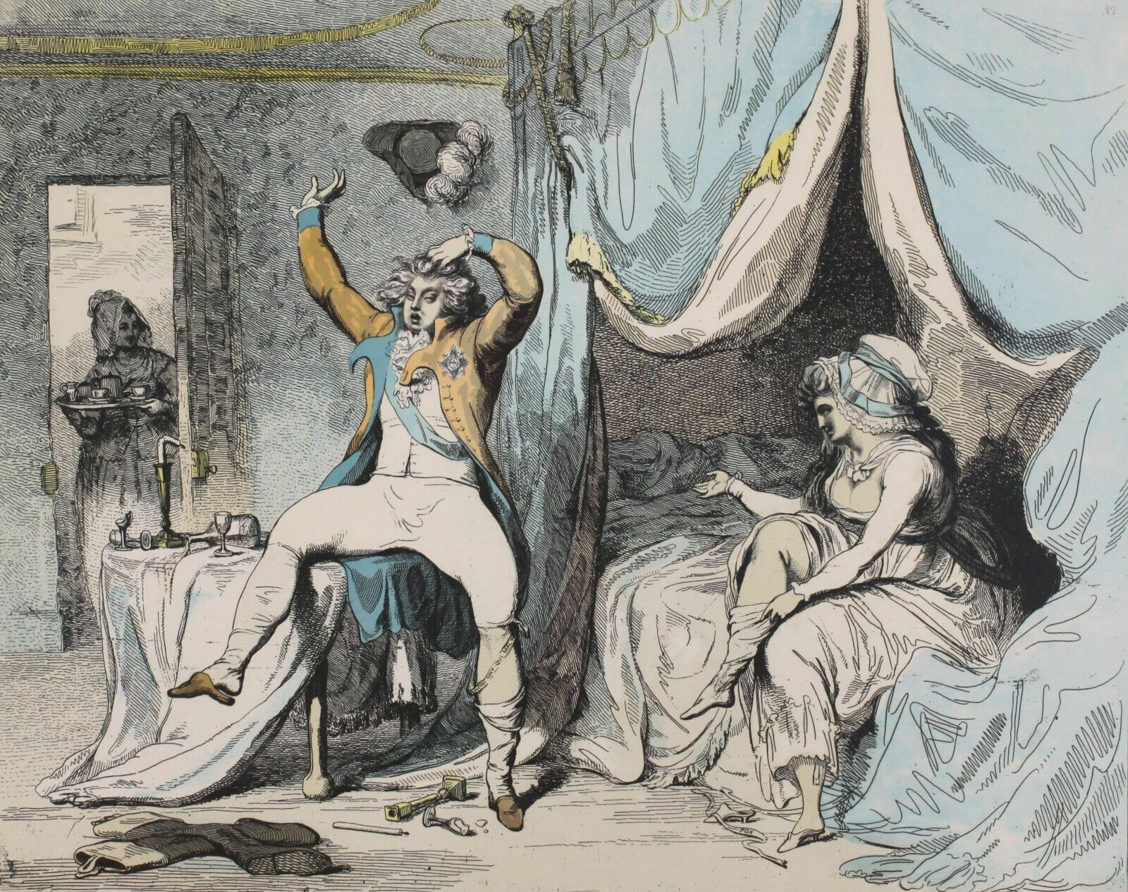 Limited Edition Copy Of James Gillray's "The Morning After Marriage" photo furniture