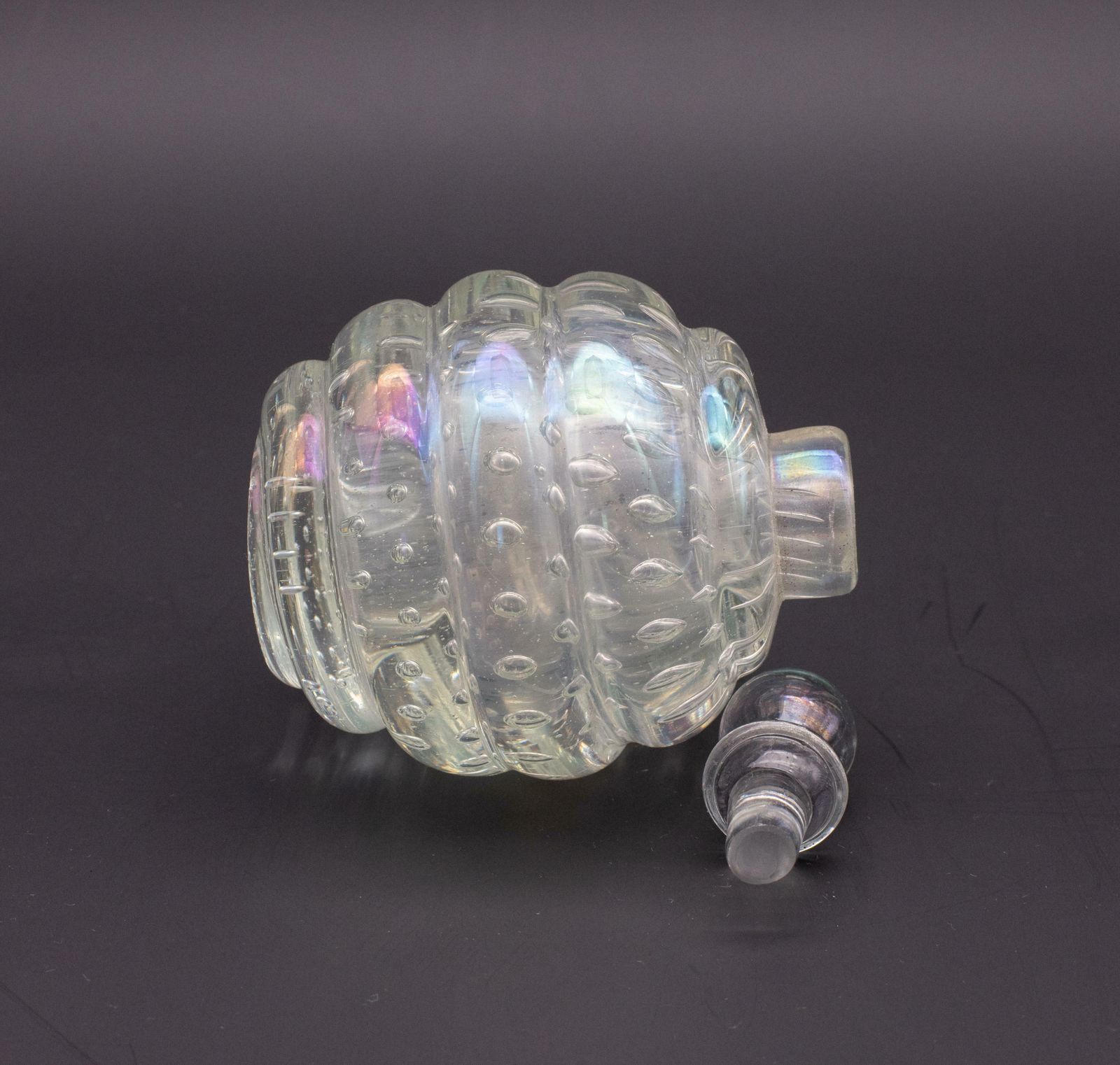 Bubbles Iridescent Vase By Barovier E Toso, 1950s photo Home Decor
