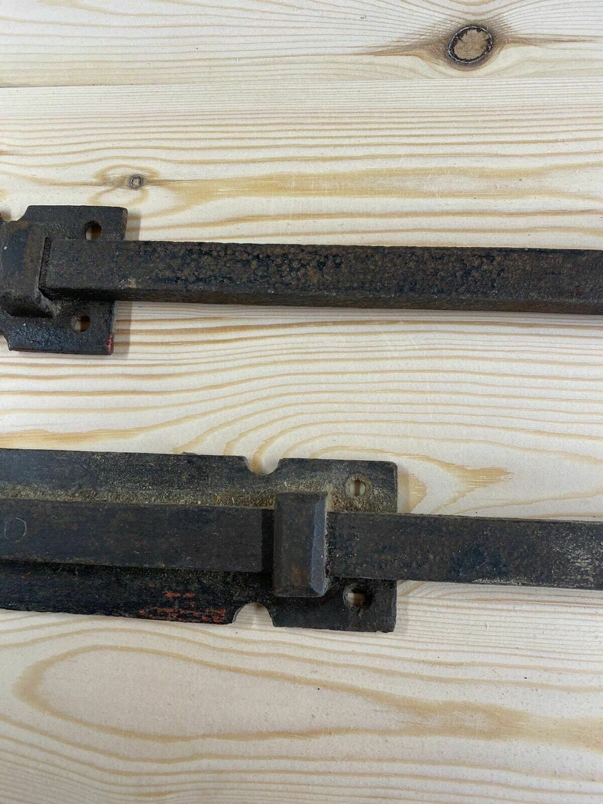 Large Antique Door Lock Bolts Inc Keeps Reclaimed Old Metal Iron Period Salvage photo Home Fixtures