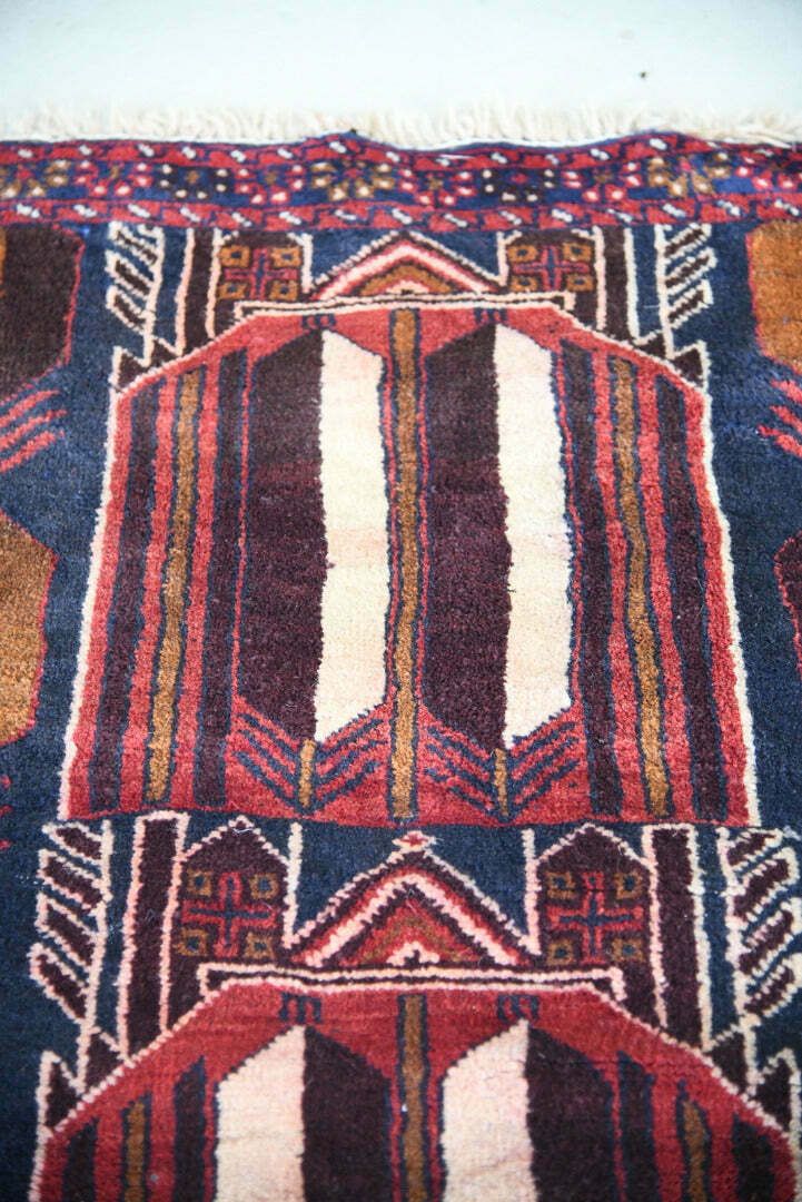 Geometric Wool Rug, Early 20th Century photo furniture