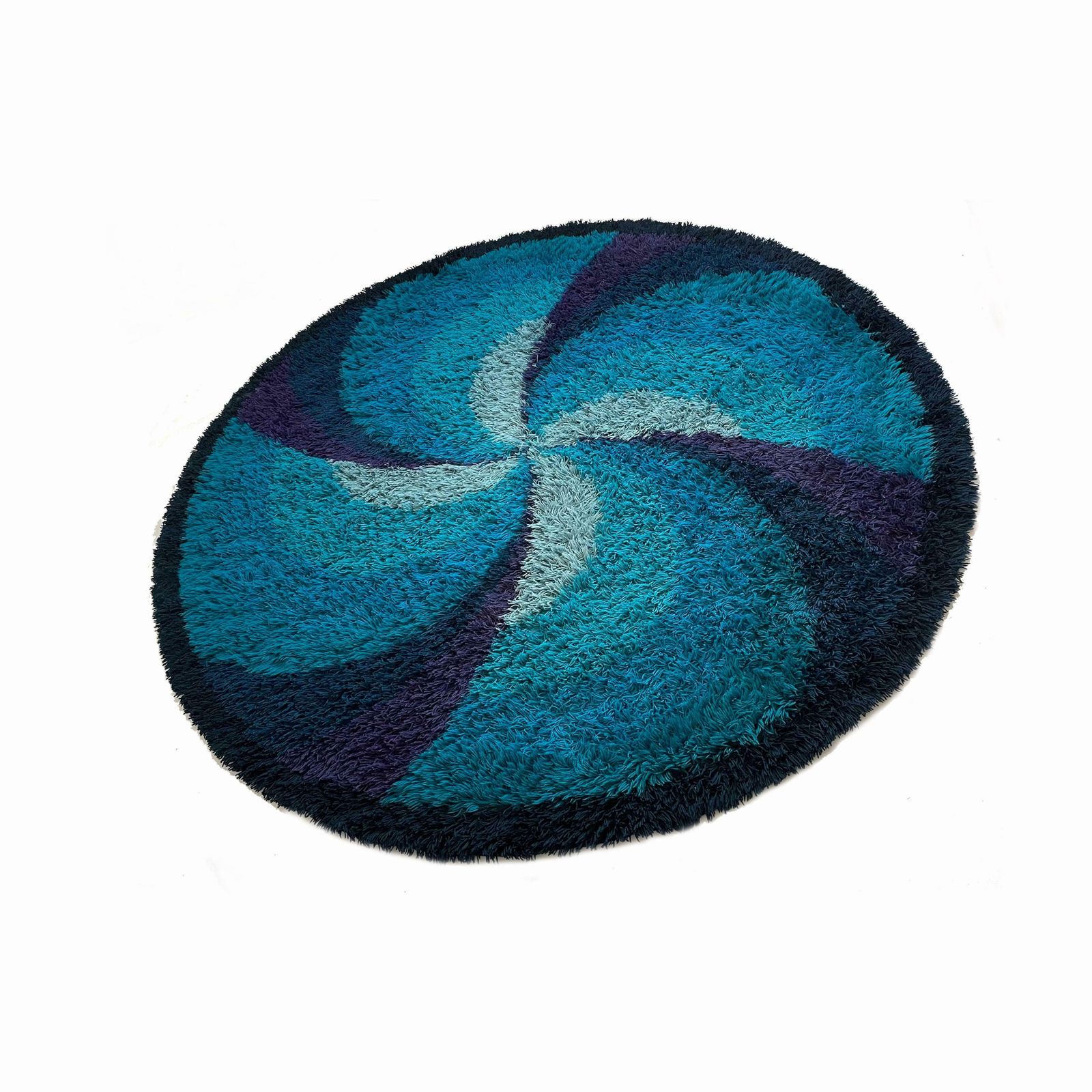 Extra Large Original Scandinavian High Pile Rya Rug By Ege Taepper, 1970s photo furniture