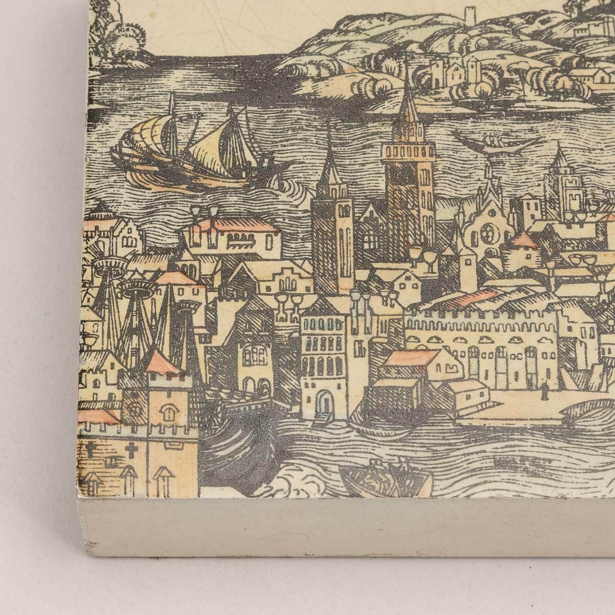 Beautiful Matchbox / Trinket Box By Piero Fornasetti, Italy, C.1960/70's photo for sale