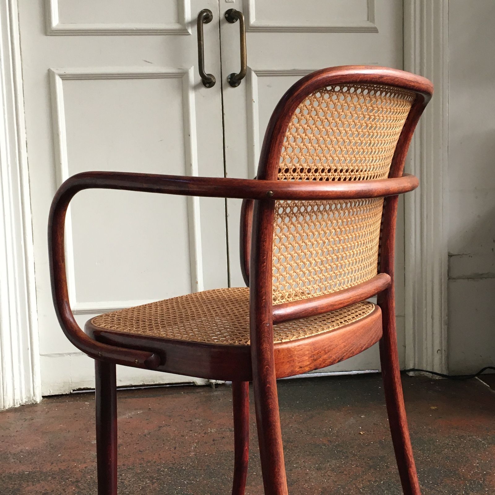 A Pair Of Midcentury Thonet A811 Carver Chairs Designed By Josef Frank And Josef Hoffmann photo 1350.0