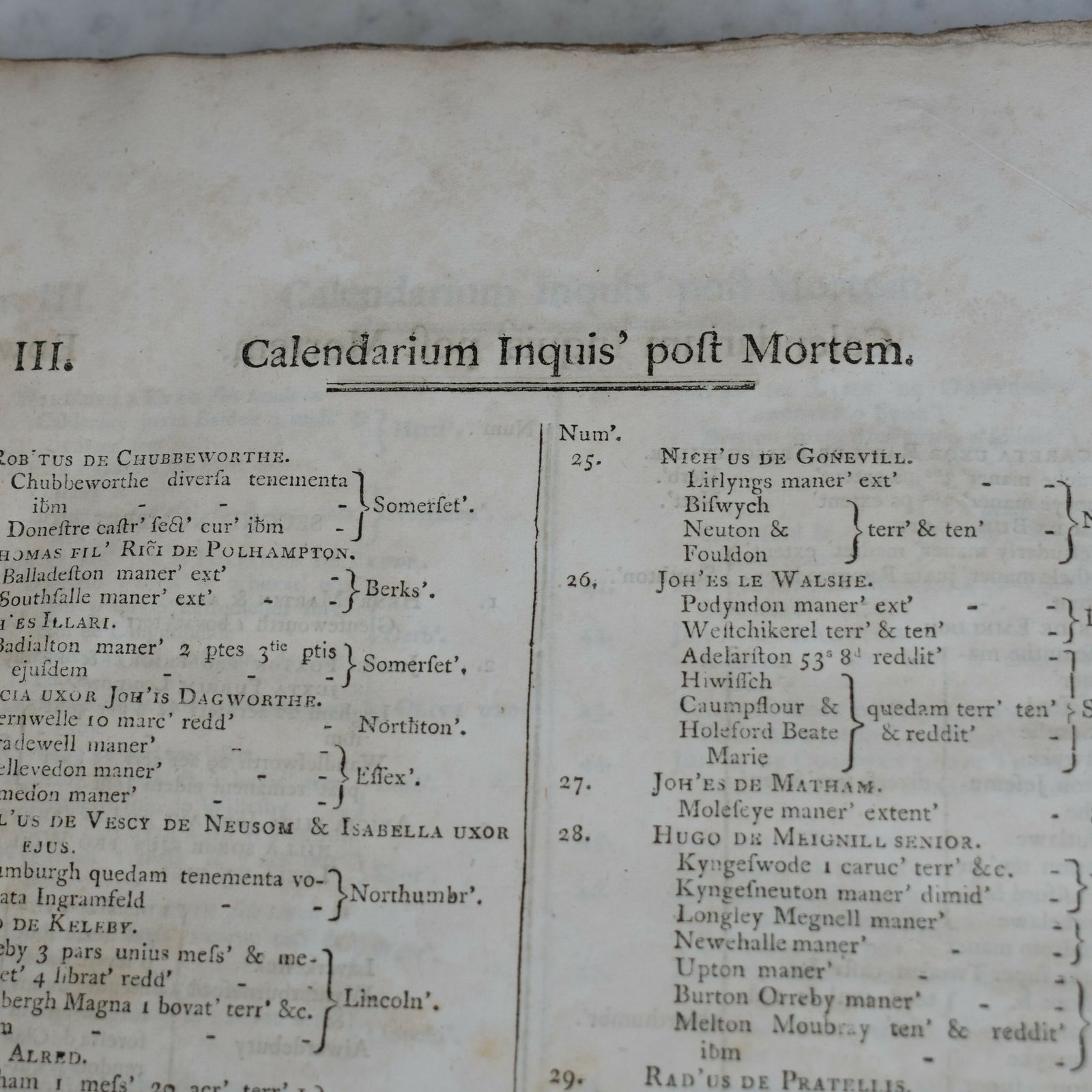 Antique 1806 Inquisitions Post Mortem Latin Leather Books George III Set Of 4 photo 225.0