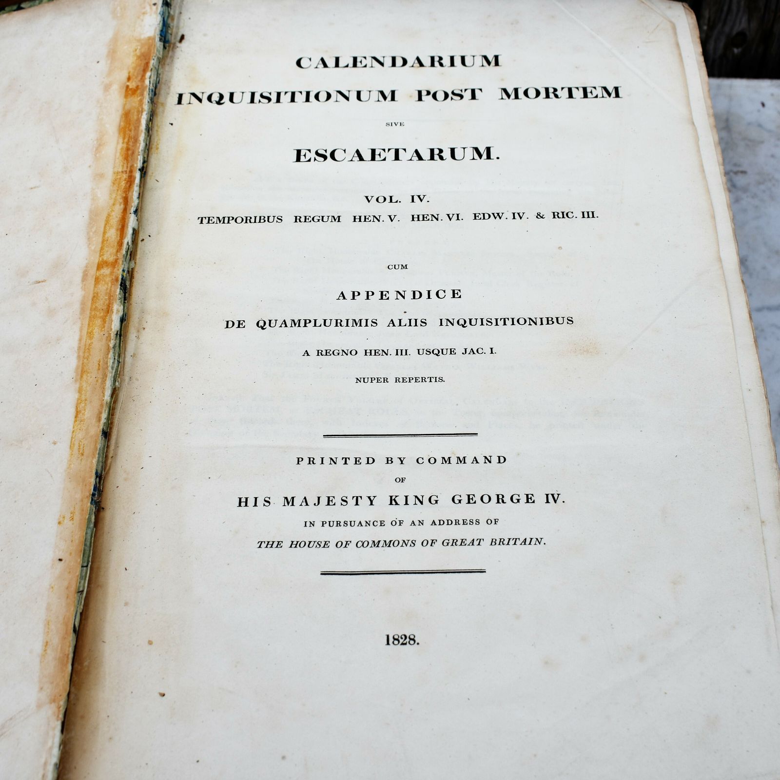 photo buy Antique 1806 Inquisitions Post Mortem Latin Leather Books George III Set Of 4