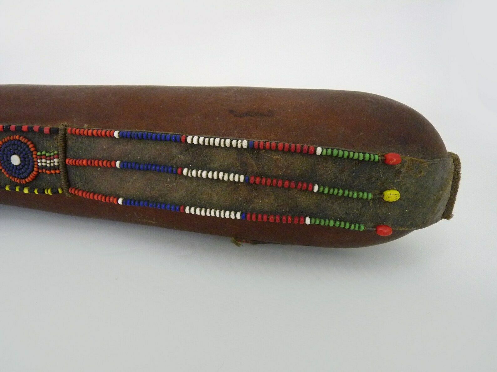 Ancient Massai Milk Flask Kibuyu Tanzania Kenya photo Home Decor