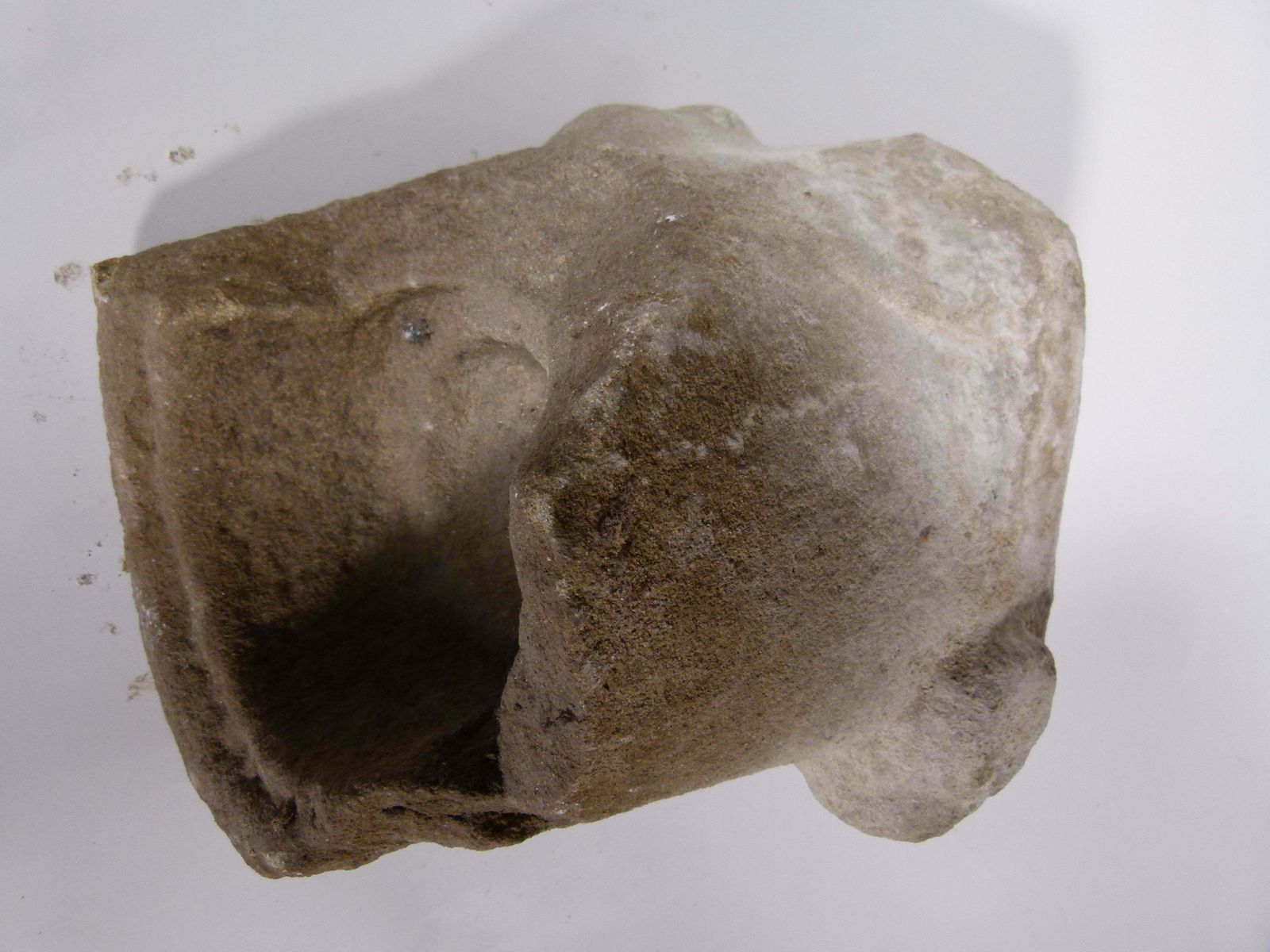 Romanesque Hand Carved Limestone Capital From Spain photo vinterior