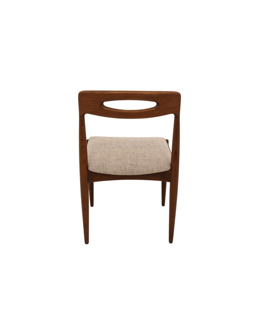 Teak Chairs Designed By Johannes Andersen For Uldum Møbelfabrik, Denmark, 1960. photo vintage