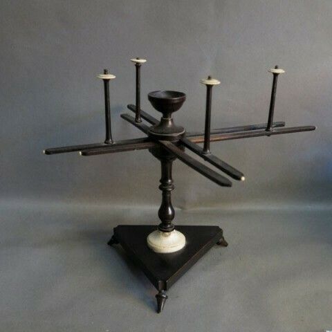 Aniique Coil Winder Ivory And Wood. Germany 1850   1880. photo furniture